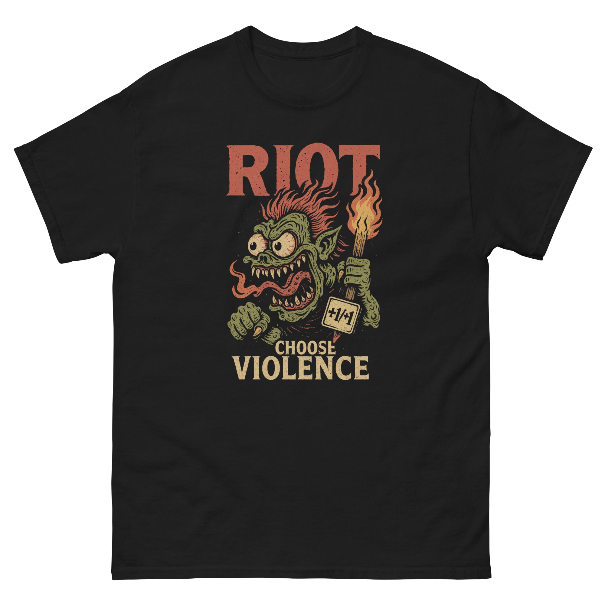 Shirts That Hurt Riot, Choose Violence Unisex Graphic Tee – Numb